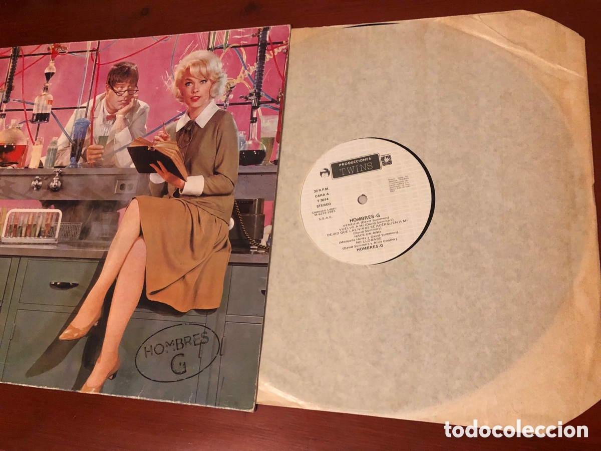 Discos de vinilo: 3 discos vinilo de Hombres G - Foto 4