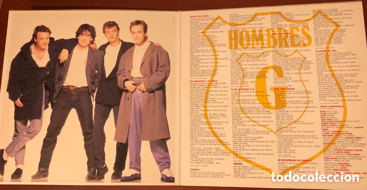 Discos de vinilo: 3 discos vinilo de Hombres G - Foto 6