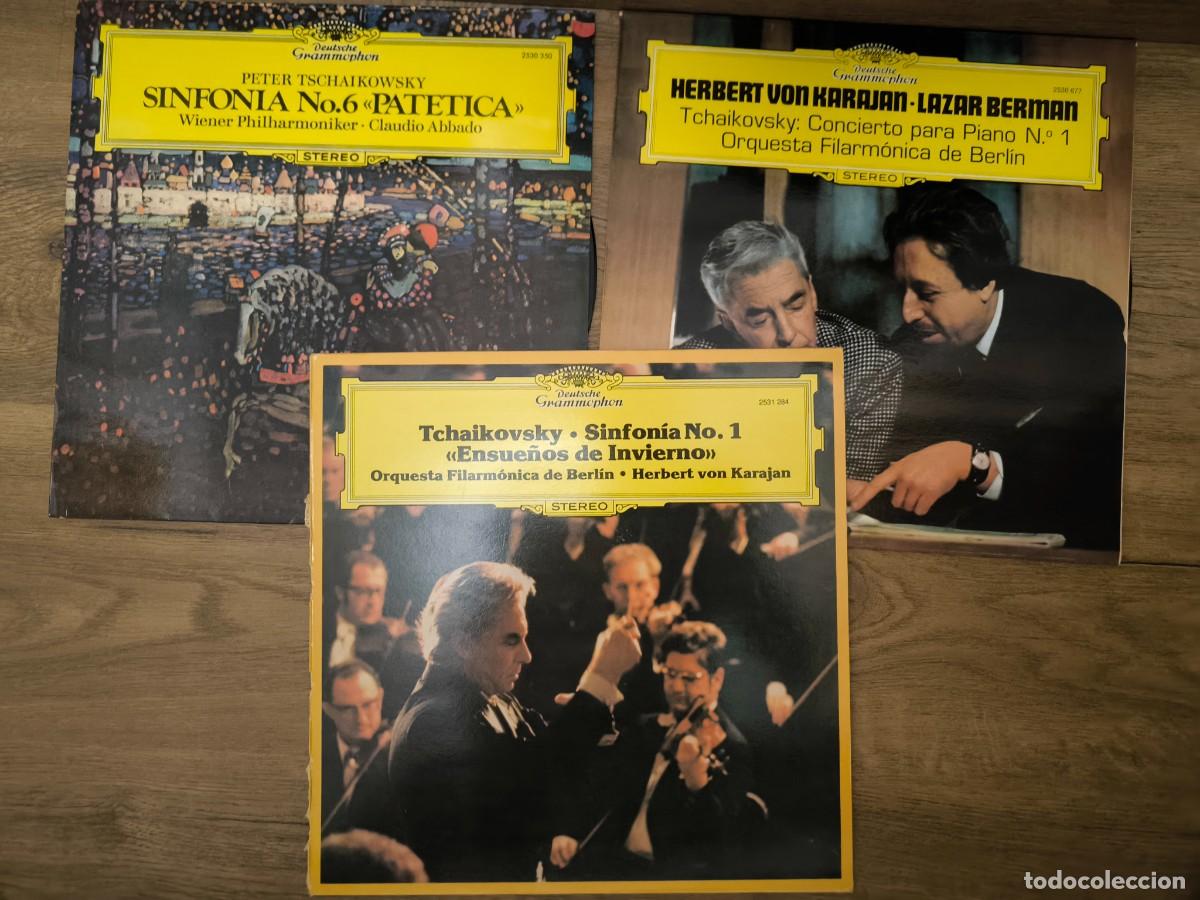 Discos de vinilo: Vinilos Sinfon&iacute;a Tchaikovsky (3 LPs) - Foto 1