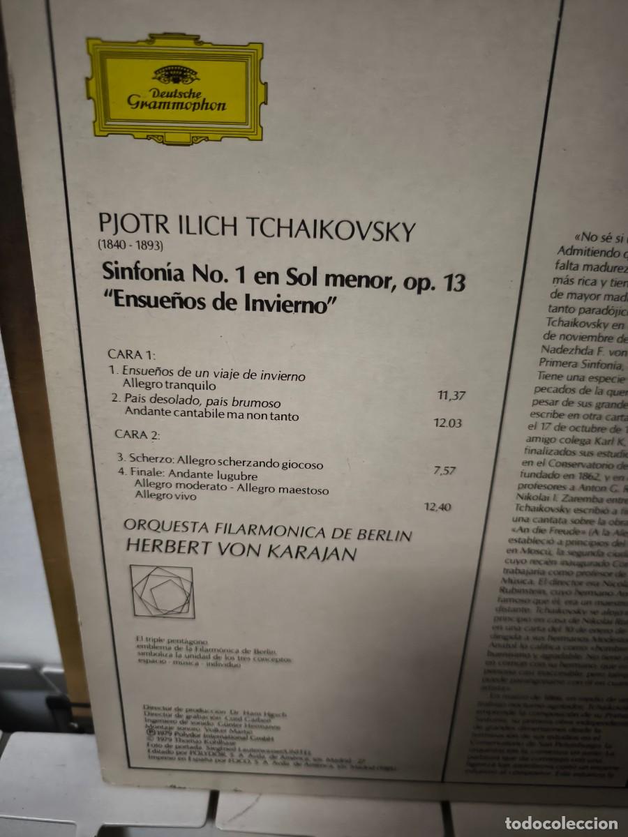 Discos de vinilo: Vinilos Sinfon&iacute;a Tchaikovsky (3 LPs) - Foto 5