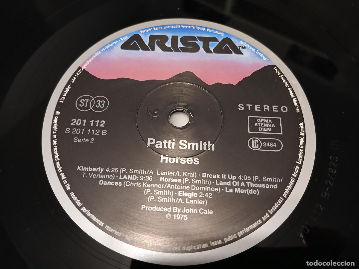 Discos de vinilo: PATTI SMITH -HORSES- LP DISCO VINILO - Foto 2