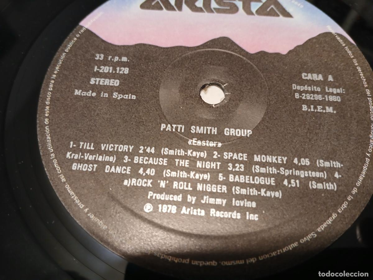 Discos de vinilo: PATTI SMITH GROUP -EASTER- (1984) LP DISCO VINILO - Foto 3