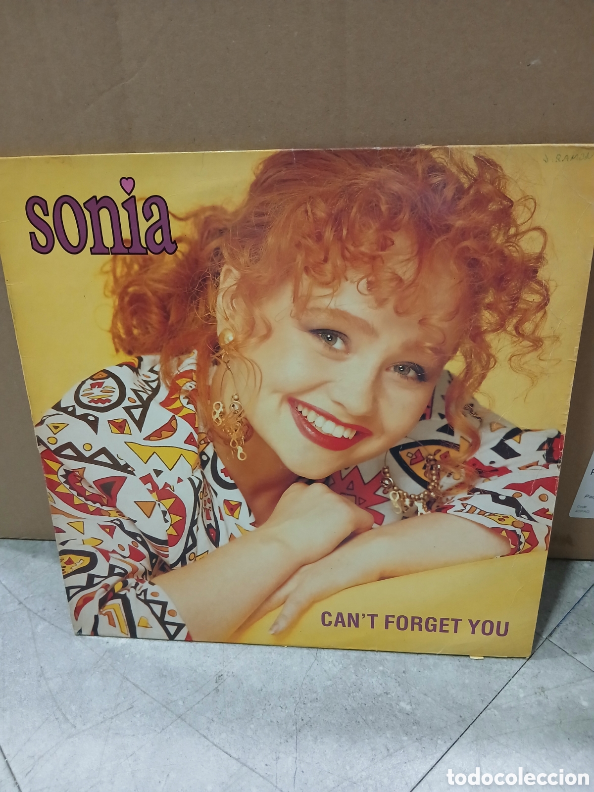 Discos de vinilo: LP. Sonia. Cant forget you. - Foto 1