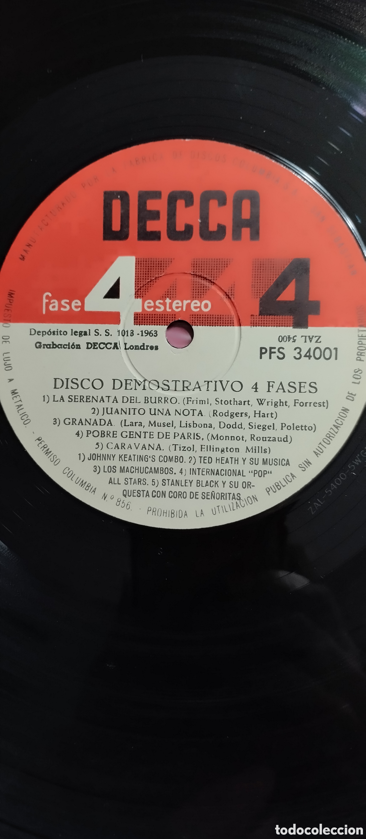 Discos de vinilo: GRAVACI&Oacute;N EN 4 FASES - Foto 5
