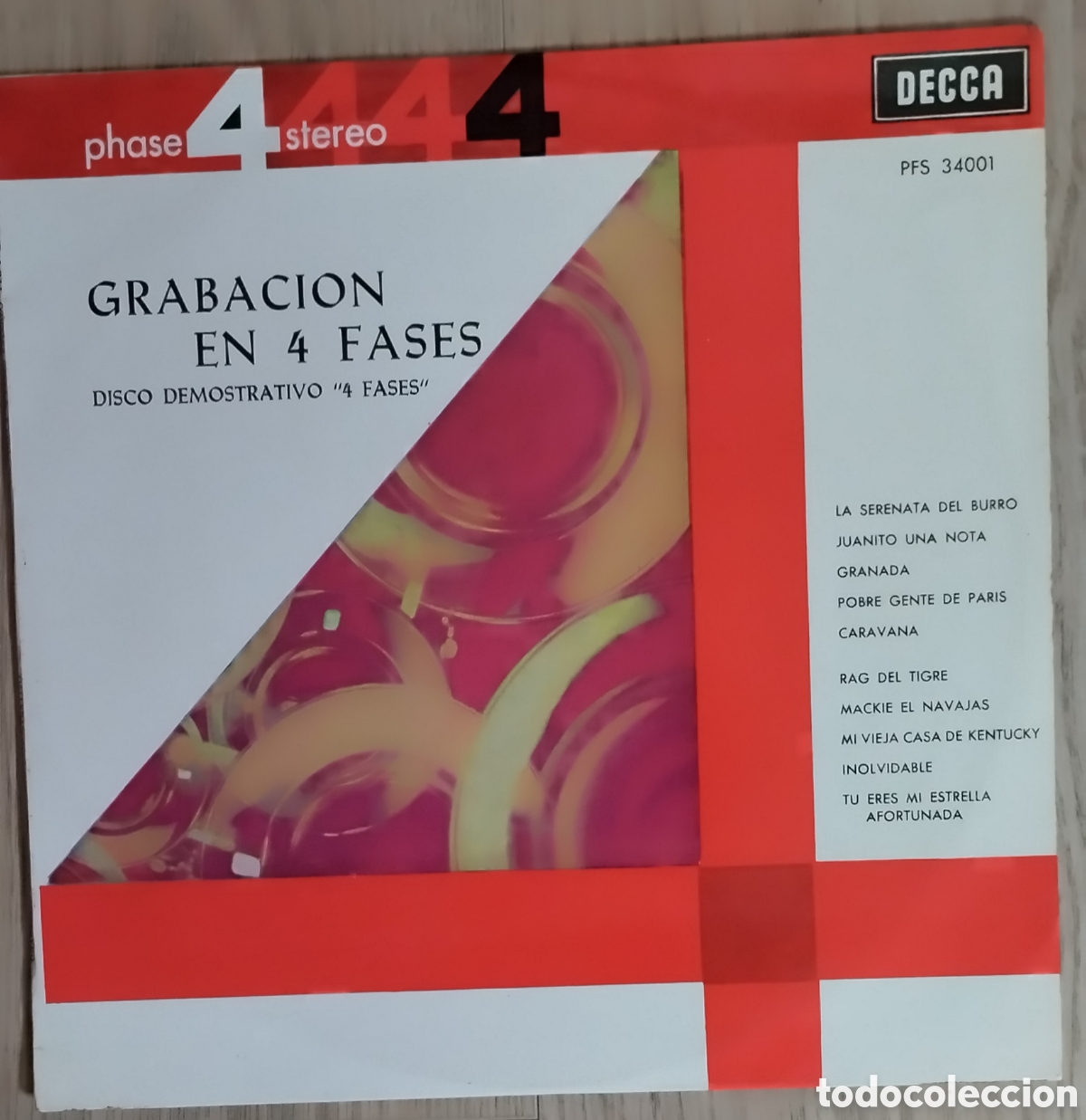 Discos de vinilo: GRAVACI&Oacute;N EN 4 FASES - Foto 1