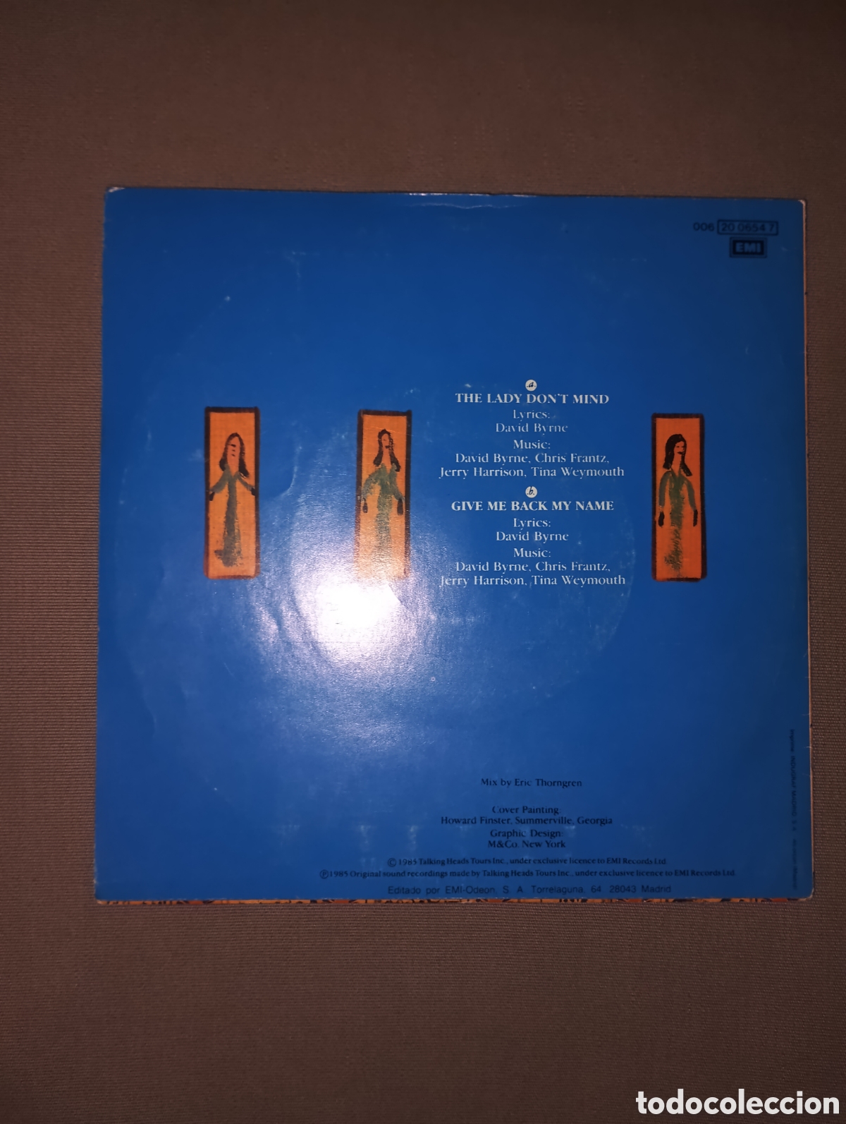 Discos de vinilo: TALKING HEADS. ( The lady dont mind ) - Foto 2