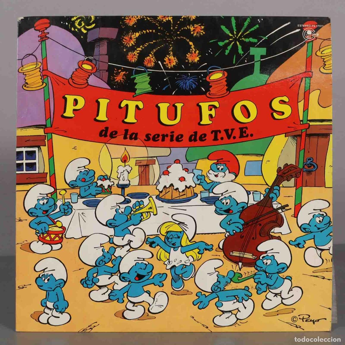 Discos de vinilo: LP. Pitufos &ndash; Pitufos De La Serie De T.V.E. - Foto 1