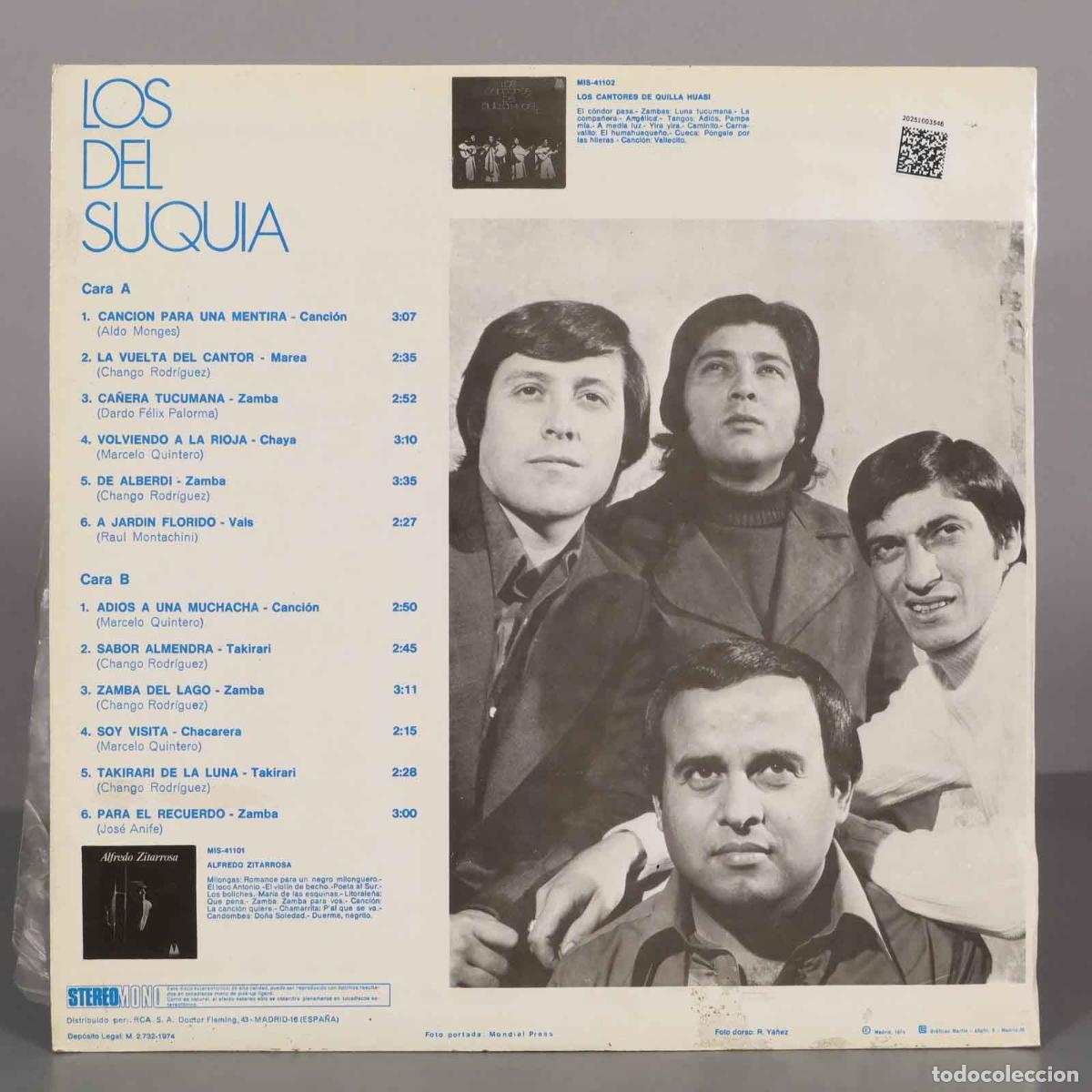 Discos de vinilo: LP. LOS DEL SUQUIA. MICROFON - Foto 2