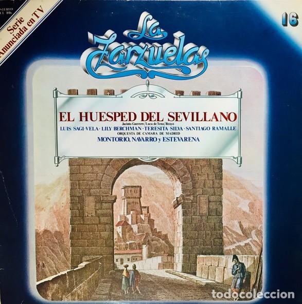 Disques de vinyle: ZZZZVINILO-ZARZUELA - EL HUESPED DEL SEVILLANO (16) vinilo - mirar portes
