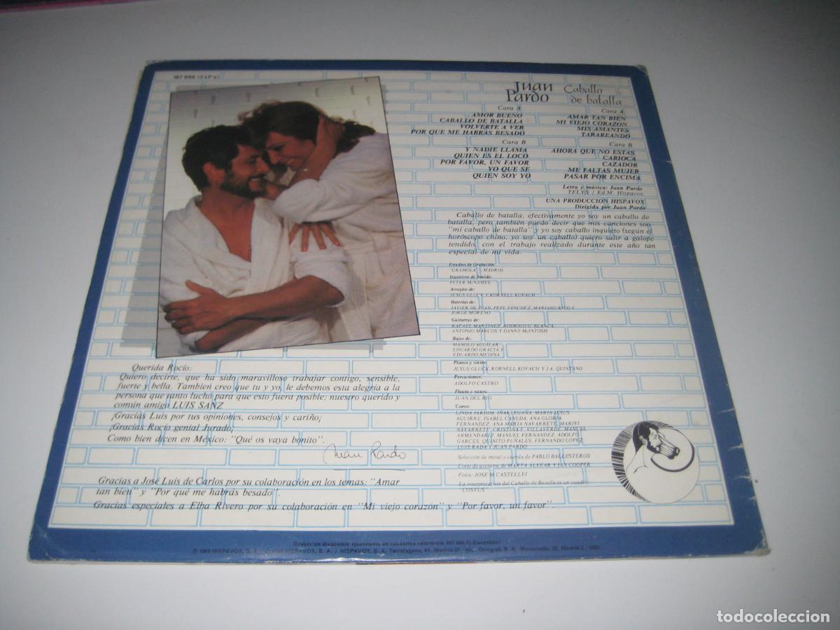 Discos de vinilo: Juan Pardo - Caballo de batalla LP doble - Foto 2