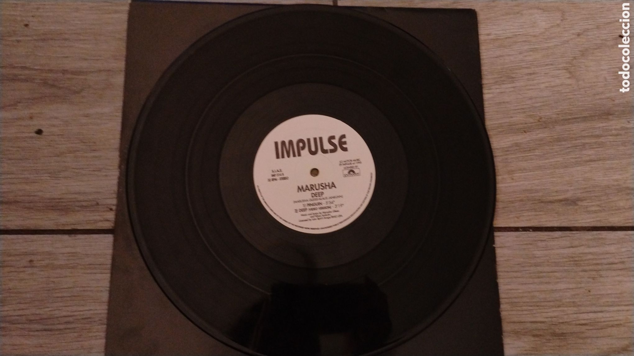 Discos de vinilo: MARUSHA-DEEP-MAXI-IMPULSE/ITALY-PLS 575 - Foto 4