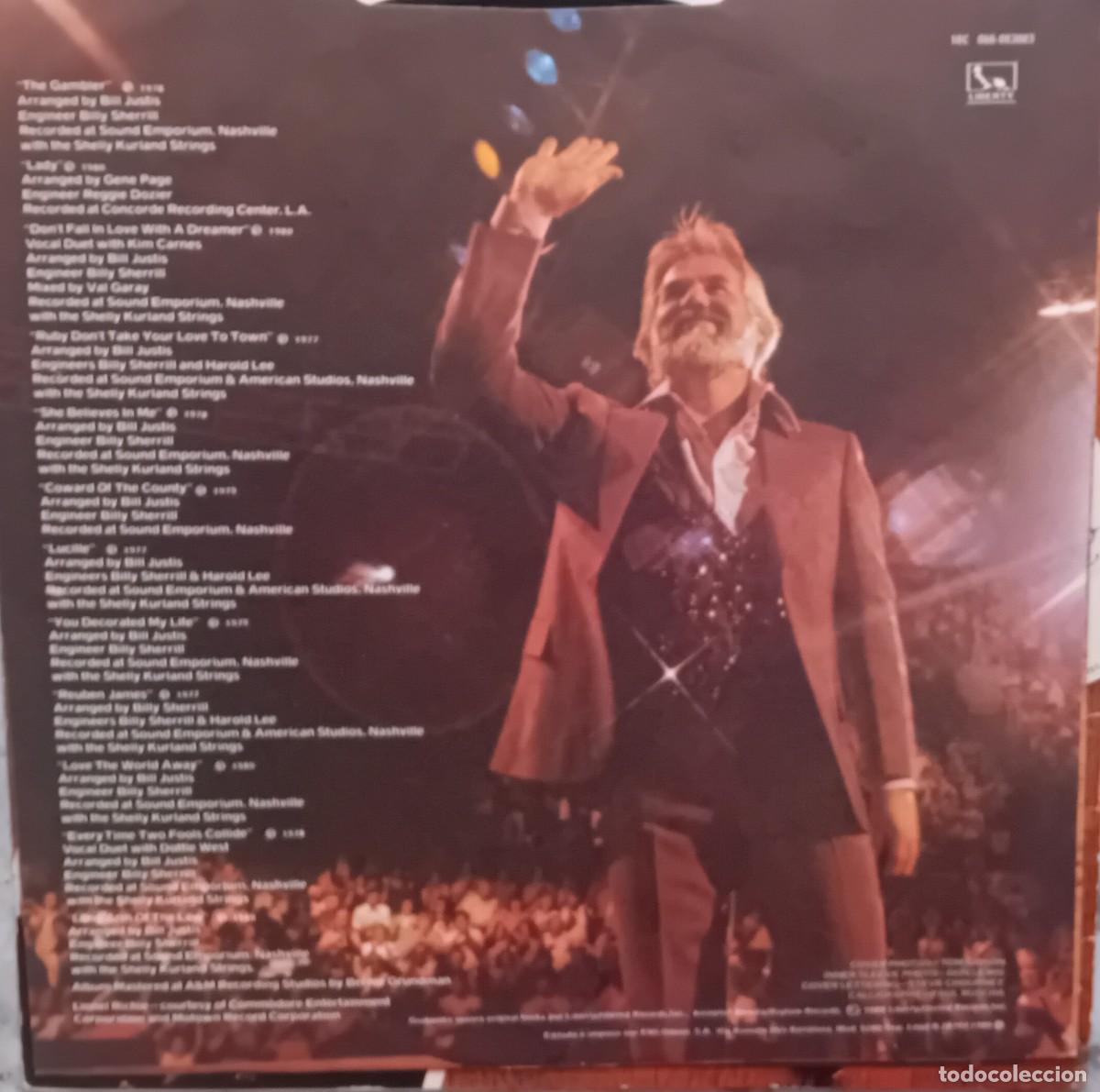 Discos de vinilo: LP. LO MEJOR DE KENNY ROGERS. - Foto 3