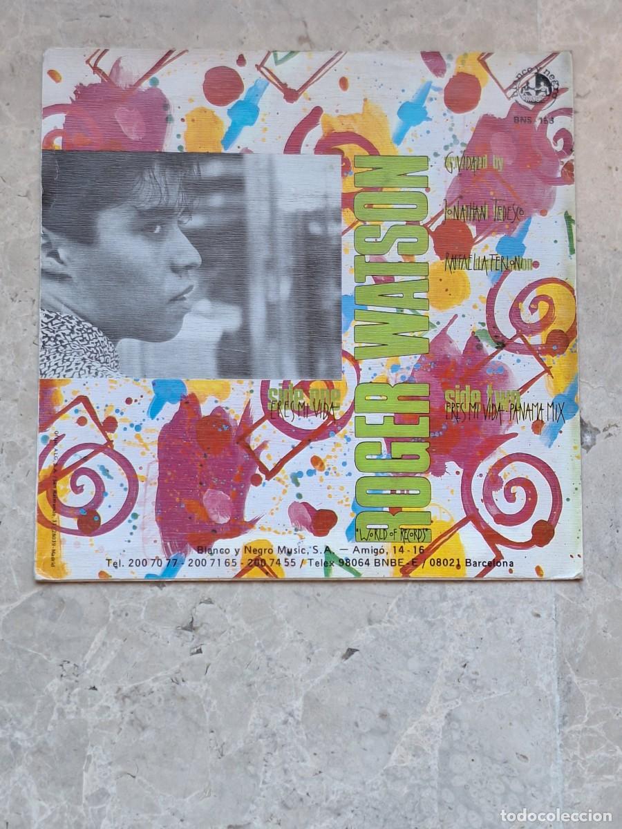Discos de vinilo: Roger Watson &lrm;&ndash; Eres Mi Vida 7 single Blanco Y Negro &lrm;&ndash; BNS-153 - Foto 2