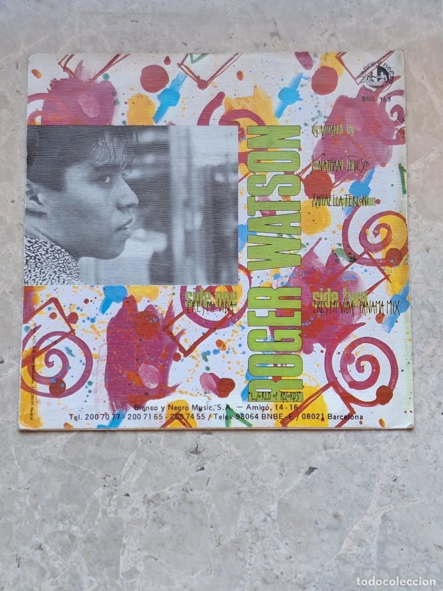 Discos de vinilo: Roger Watson &lrm;&ndash; Eres Mi Vida 7 single Blanco Y Negro &lrm;&ndash; BNS-153 - Foto 5