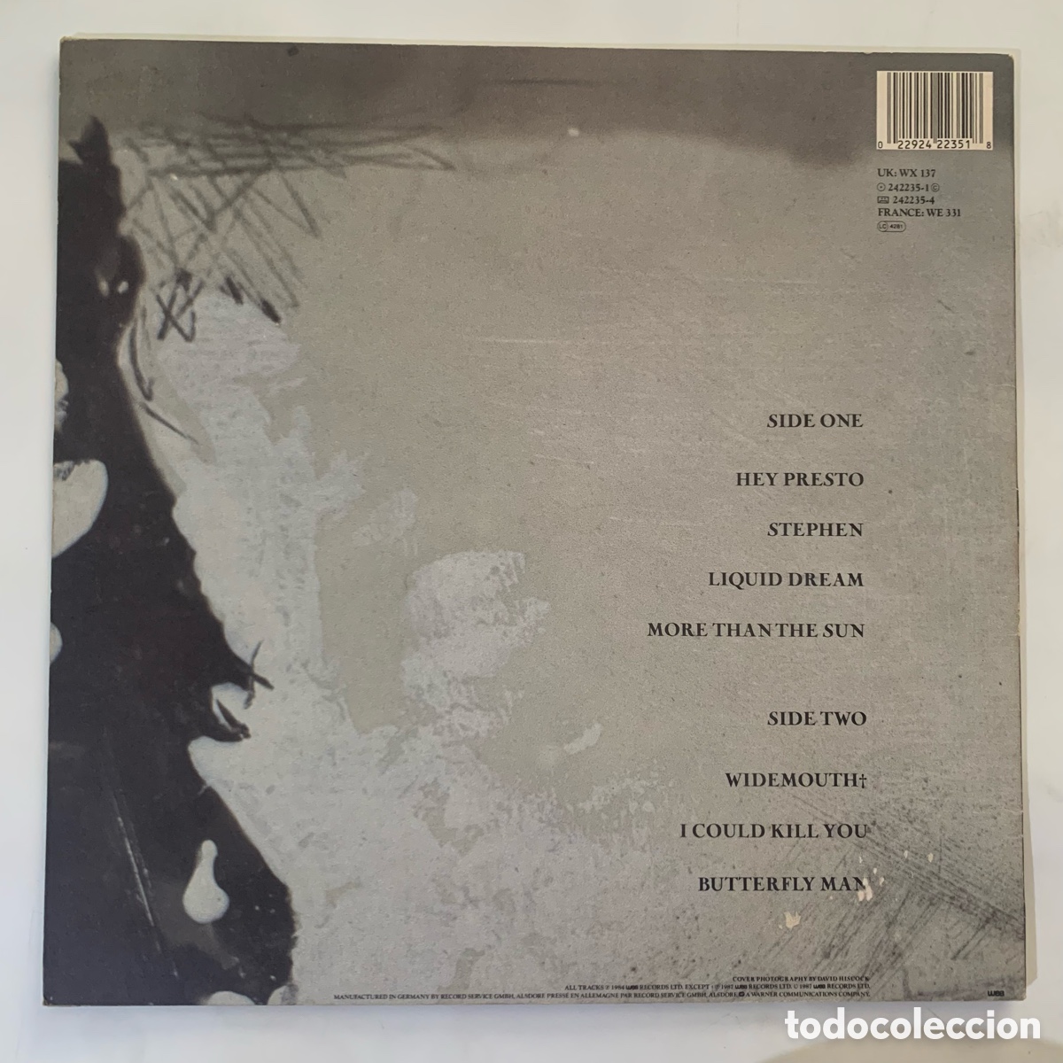 Discos de vinilo: lp black edicion europea de 1987 - Foto 2