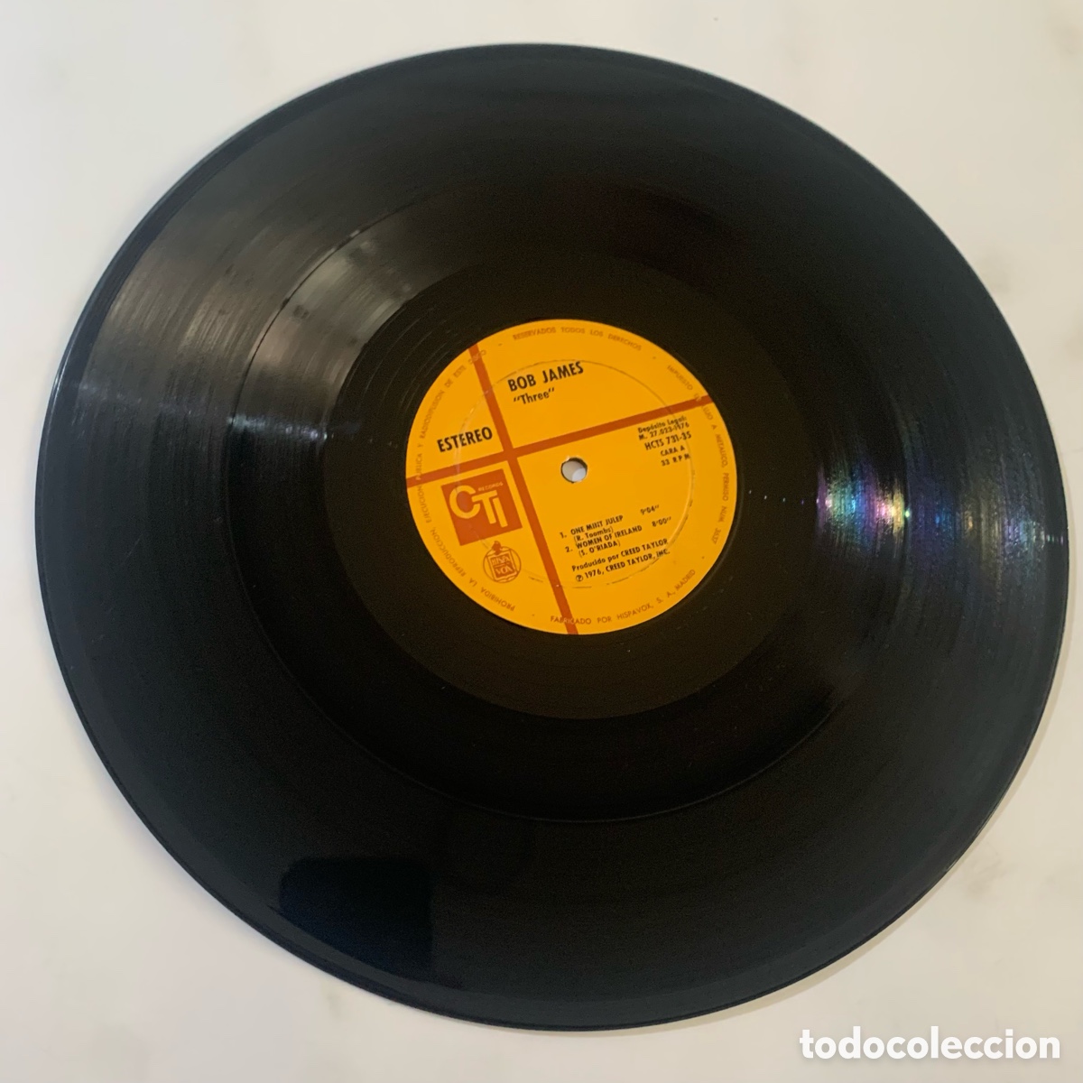 Discos de vinilo: lp Bob James &lrm;&ndash; Three edicion espa&ntilde;ola de 1977 - Foto 4