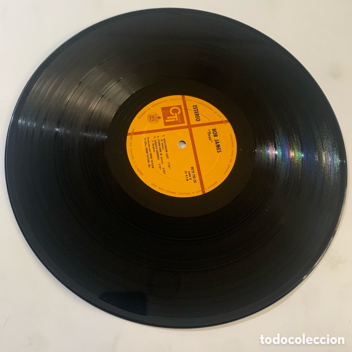 Discos de vinilo: lp Bob James &lrm;&ndash; Three edicion espa&ntilde;ola de 1977 - Foto 5