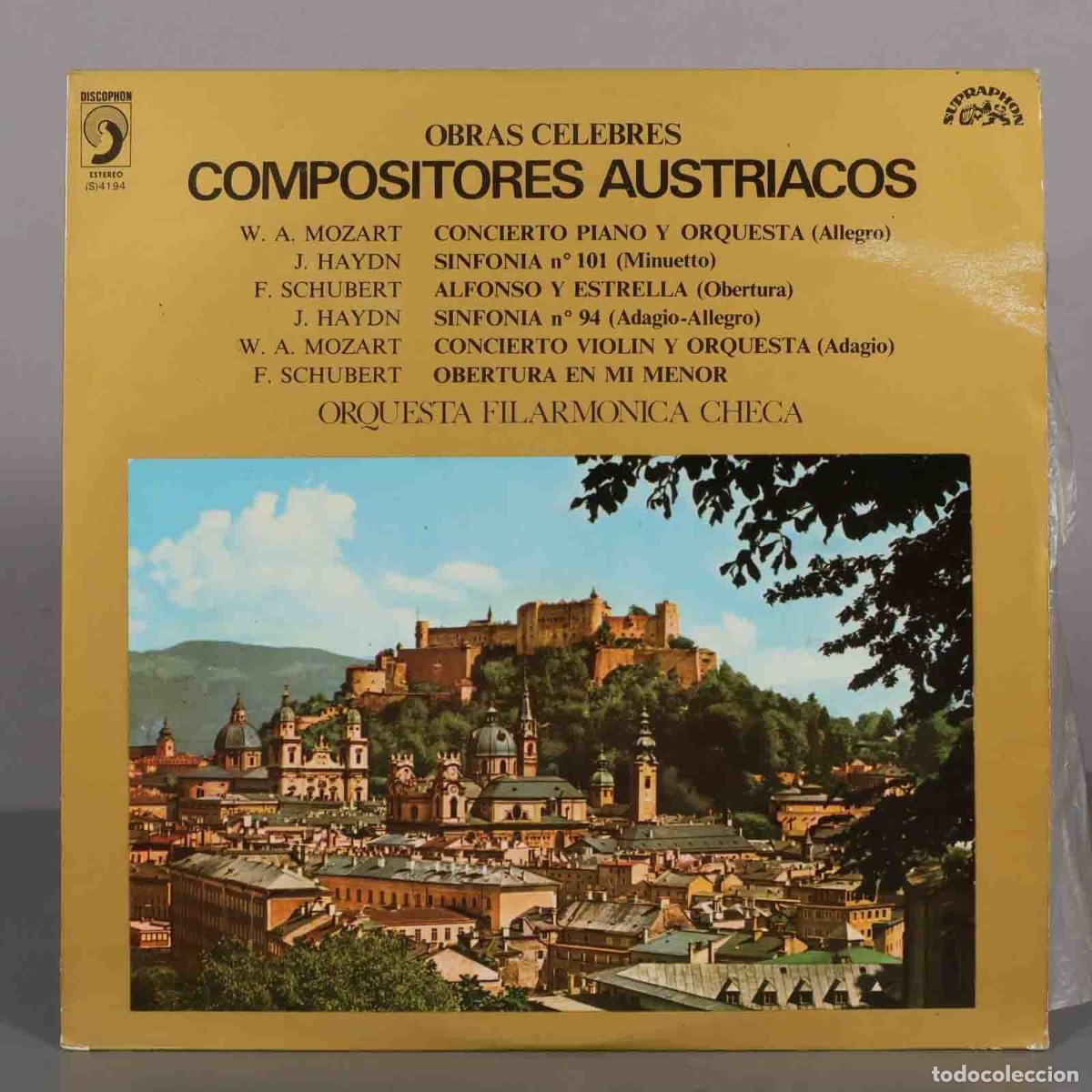 Discos de vinilo: LP. OBRAS CELEBRES COMPOSITORES AUSTRIACOS - Foto 1