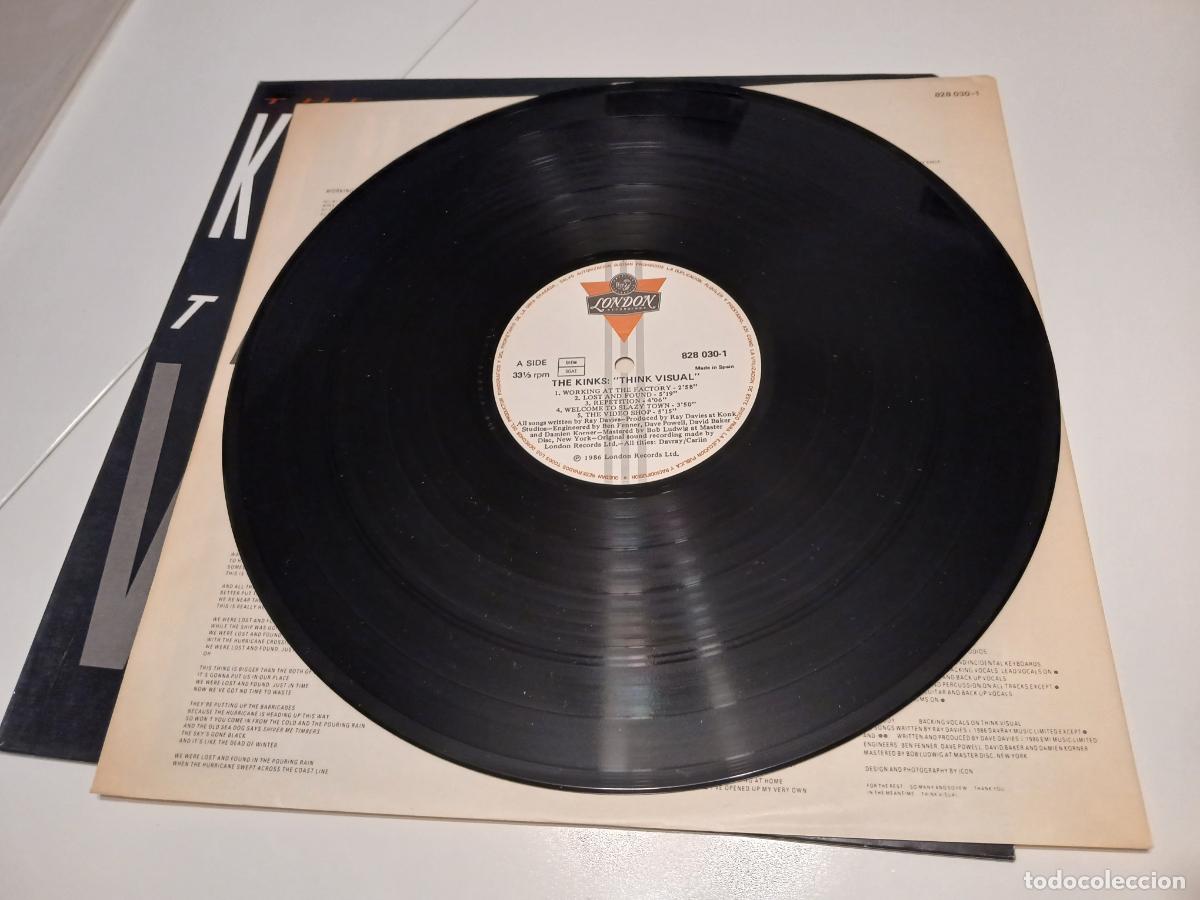 Discos de vinilo: THE KINKS -THINK VISUAL- (1986) LP DISCO VINILO - Foto 4