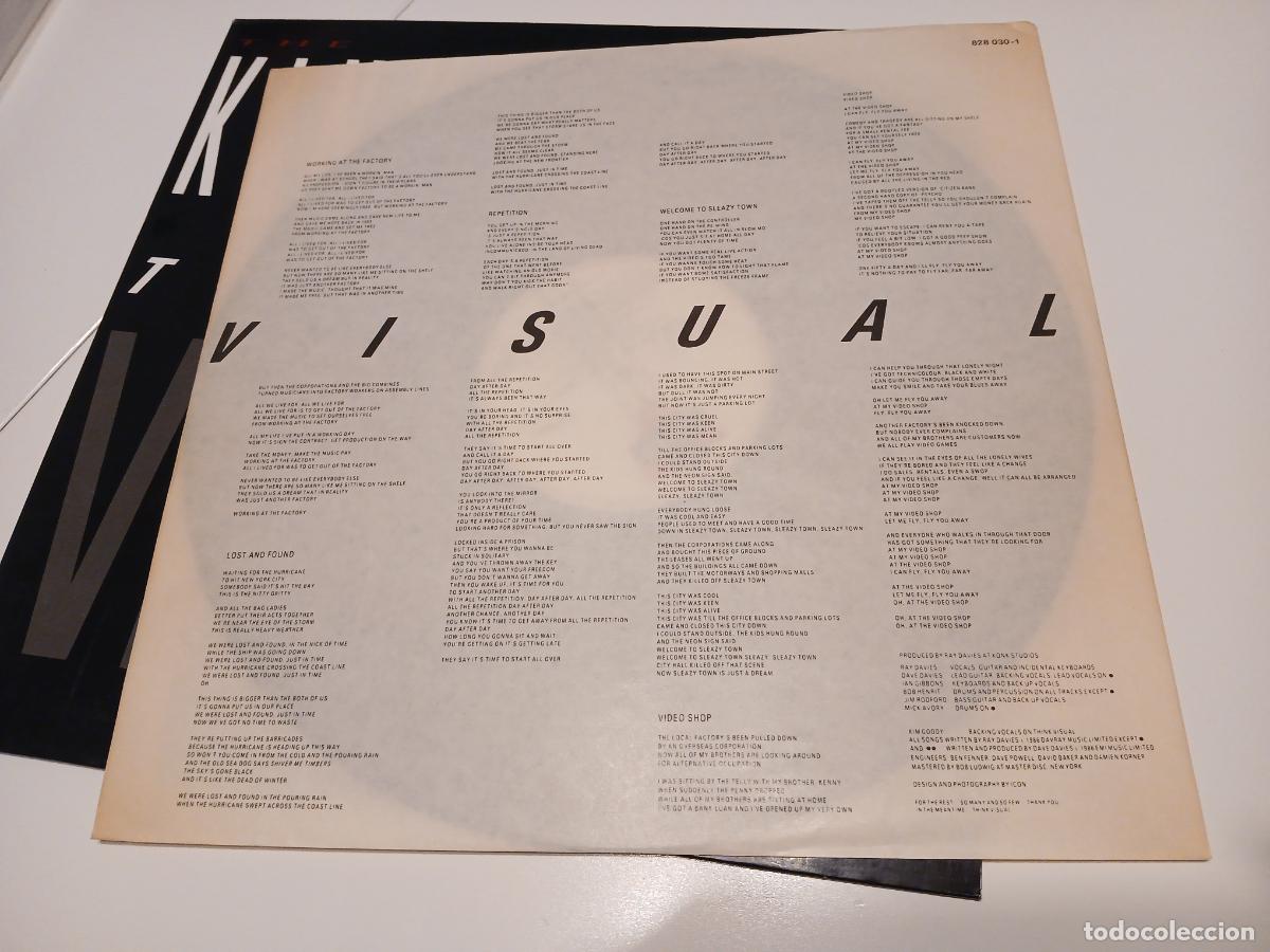 Discos de vinilo: THE KINKS -THINK VISUAL- (1986) LP DISCO VINILO - Foto 5