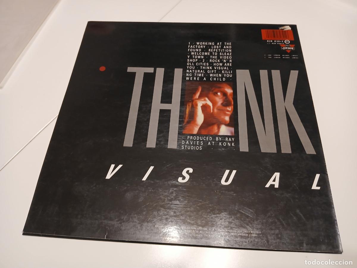 Discos de vinilo: THE KINKS -THINK VISUAL- (1986) LP DISCO VINILO - Foto 8