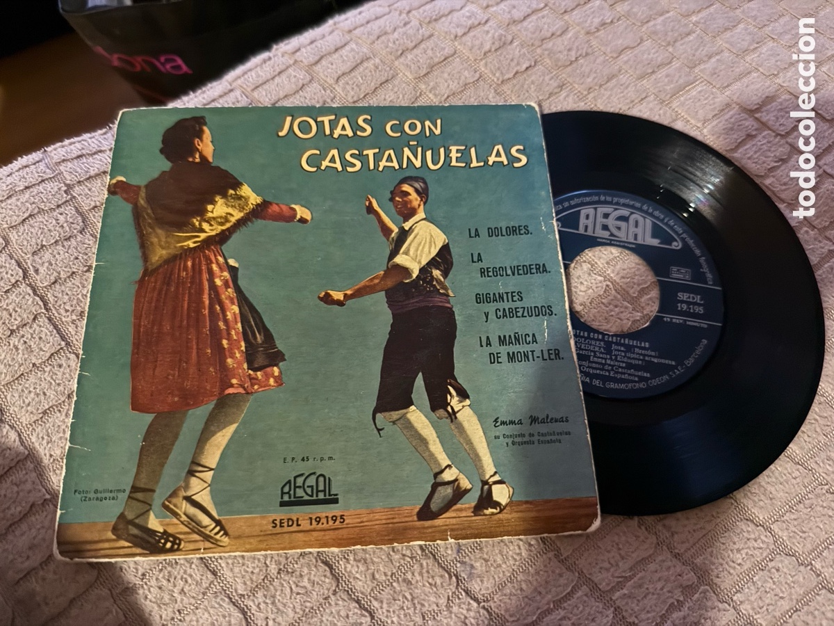 Discos de vinilo: JOTAS CON CASTA&Ntilde;UELAS - Foto 1