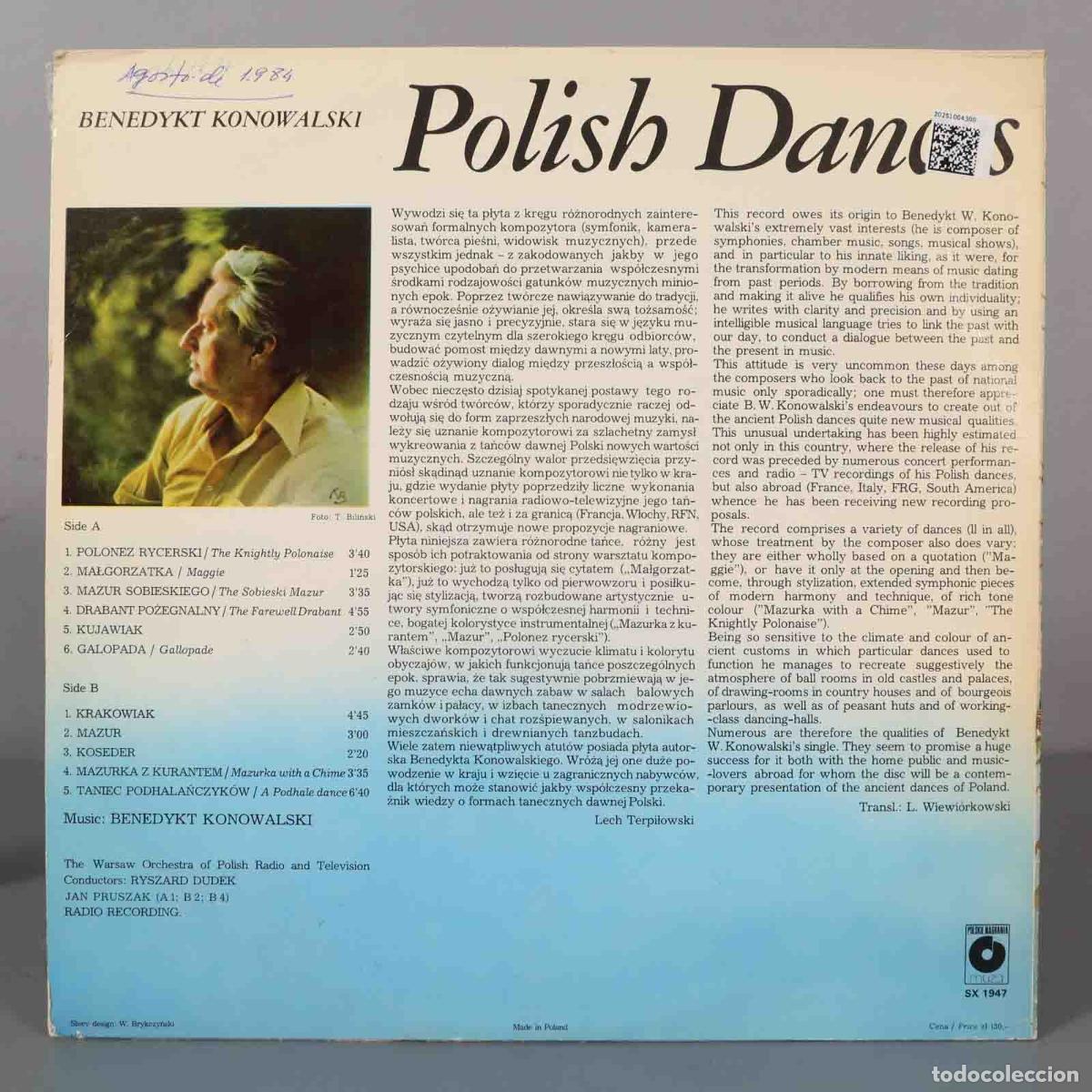Discos de vinilo: LP. Benedykt Konowalski &ndash; Polish Dances - Foto 2