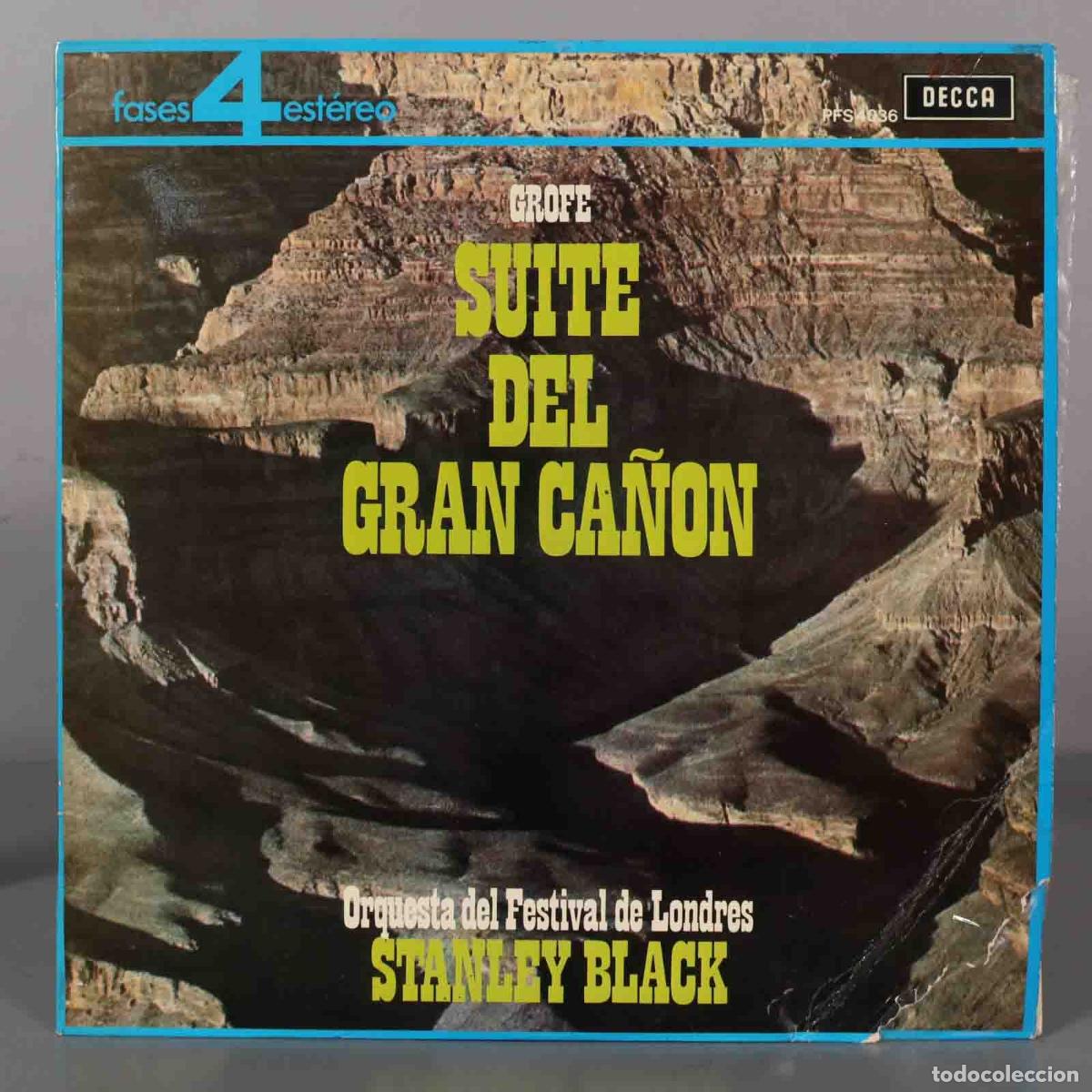 Discos de vinil: LP. Grof&eacute;, Orquesta Del Festival De Londres, Stanley Black &ndash; Suite Del Gran Ca&ntilde;on