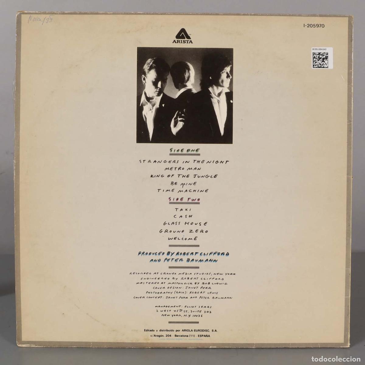 Discos de vinilo: LP. Peter Baumann &ndash; Strangers In The Night - Foto 2