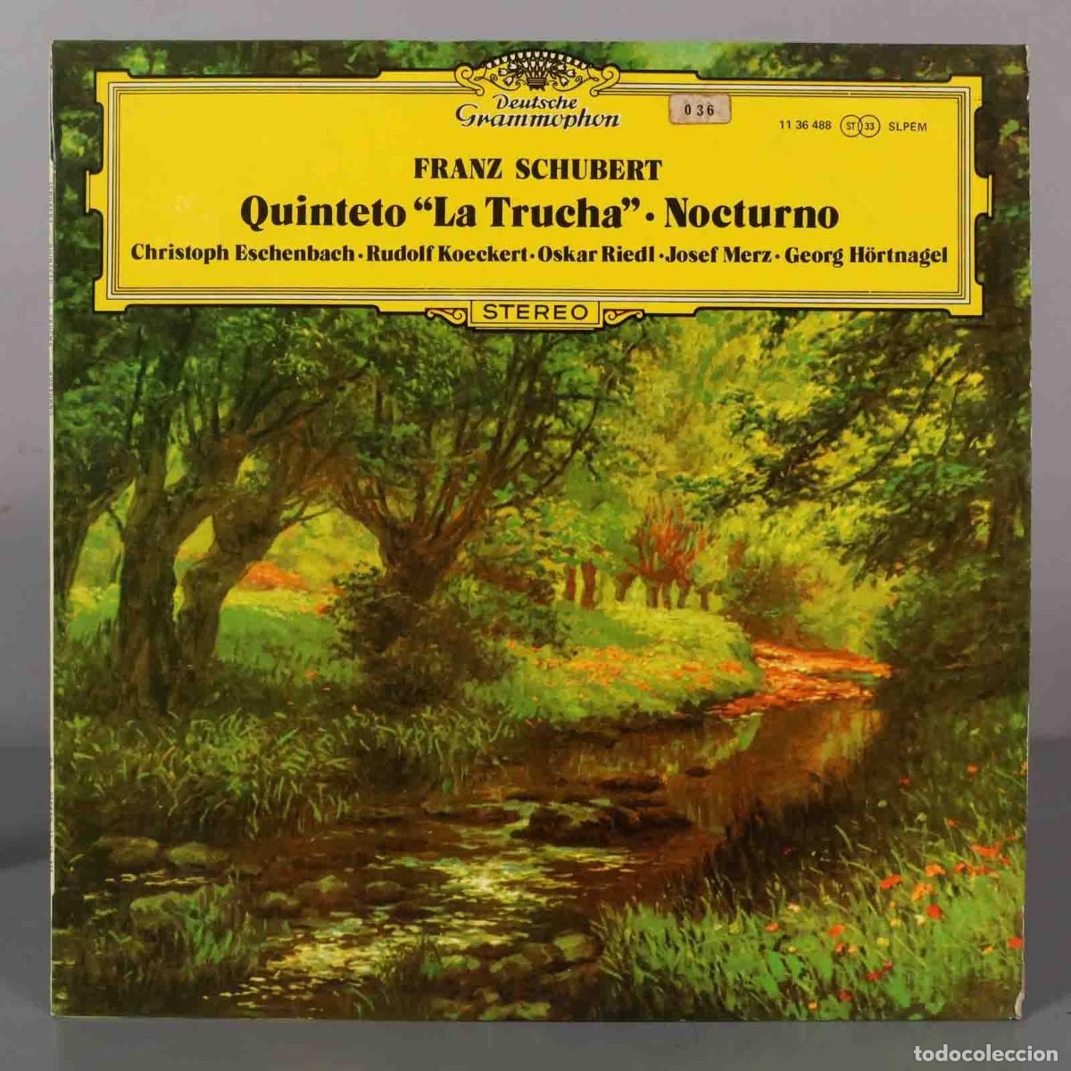 Discos de vinil: LP. H&ouml;rtnagel &ndash; Quinteto &acute;La Trucha&acute; - Nocturno SCHUBERT