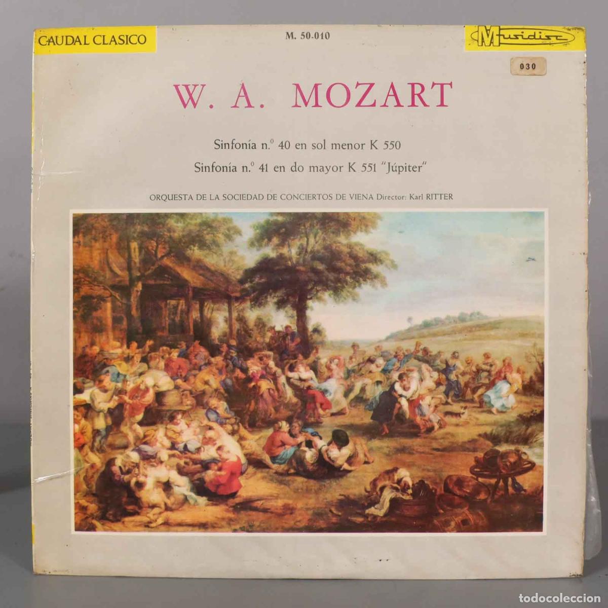 Discos de vinil: LP. MOZART SINFONIA 40 K 550 SINFONIA 41 K 551 RITTER
