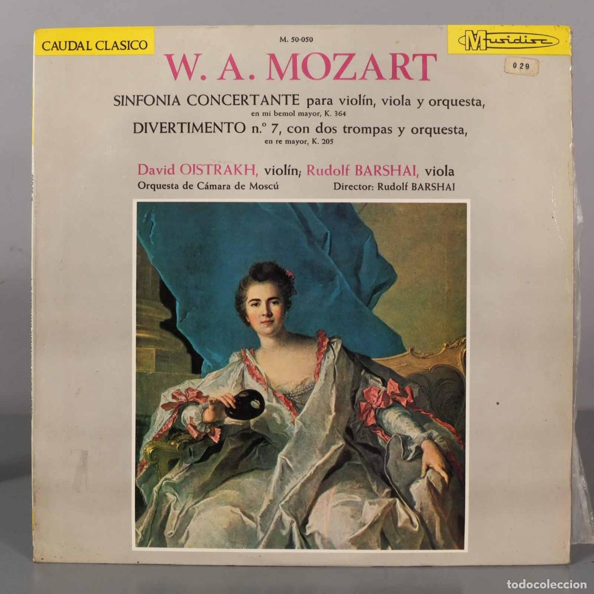 Discos de vinil: LP. MOZART SINFONIA CONCERTANTE DIVERTIMENTO 7 BARSHAI
