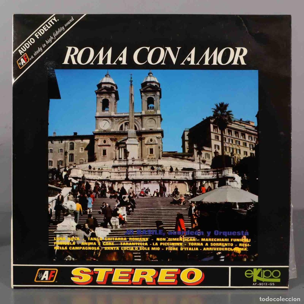 Discos de vinilo: LP. ROMA CON AMOR. BASILE - Foto 1