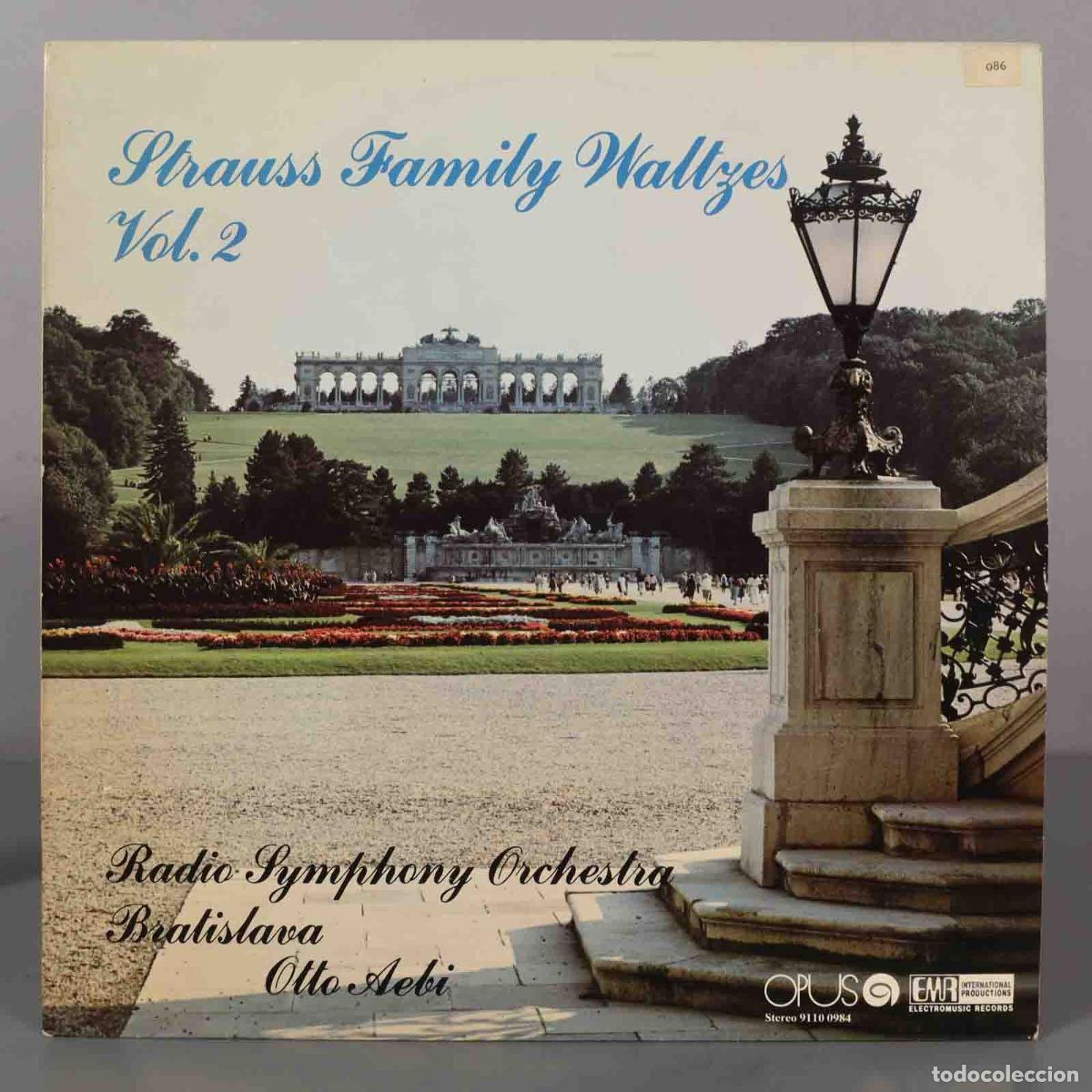 Discos de vinil: LP. Radio Symphony Orchestra Bratislava, Otto Aebi &ndash; Strauss Family Waltzes Vol. 2