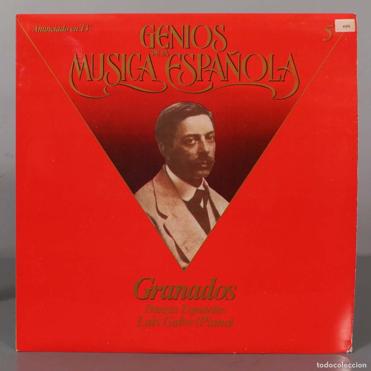 Discos de vinil: LP. GENIOS DE LA MUSICA ESPA&Ntilde;OLA GRANADOS DANZAS ESPA&Ntilde;OLAS