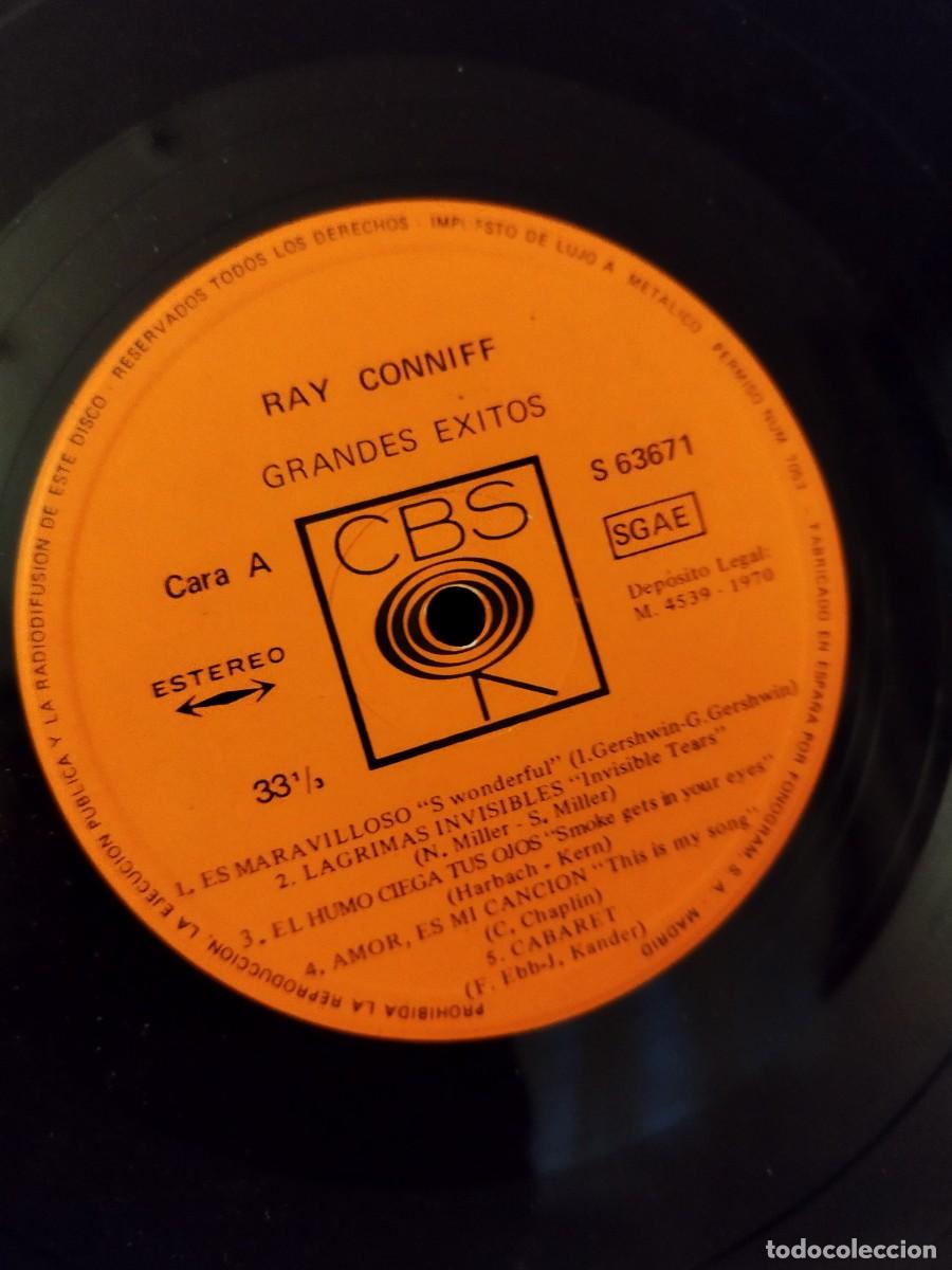 Discos de vinilo: Ray Connigs, greatest hits. Vinilo Lp. - Foto 2