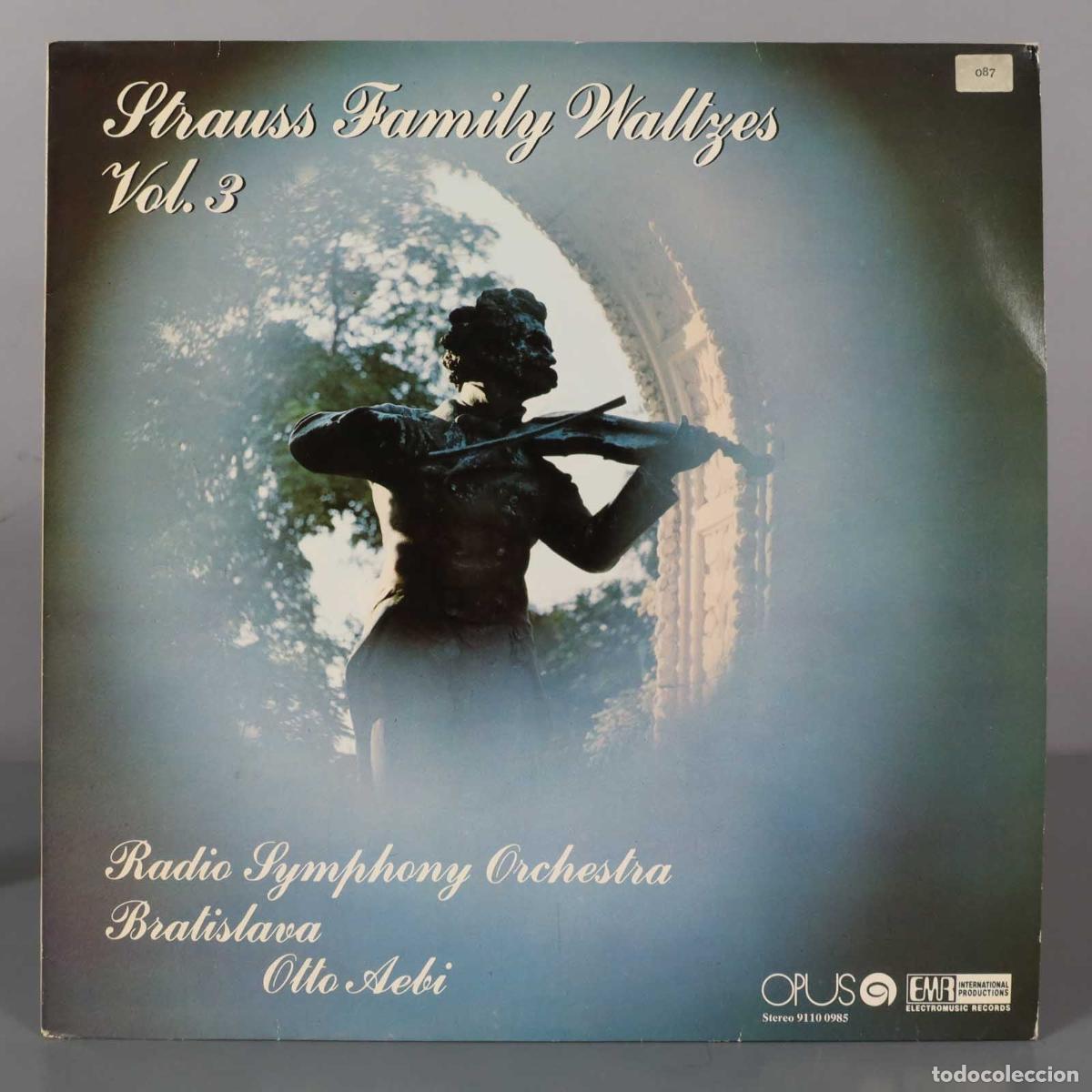 Vinyl records: LP. Radio Symphony Orchestra Bratislava, Otto Aebi &ndash; Strauss Family Waltzes Vol. 3
