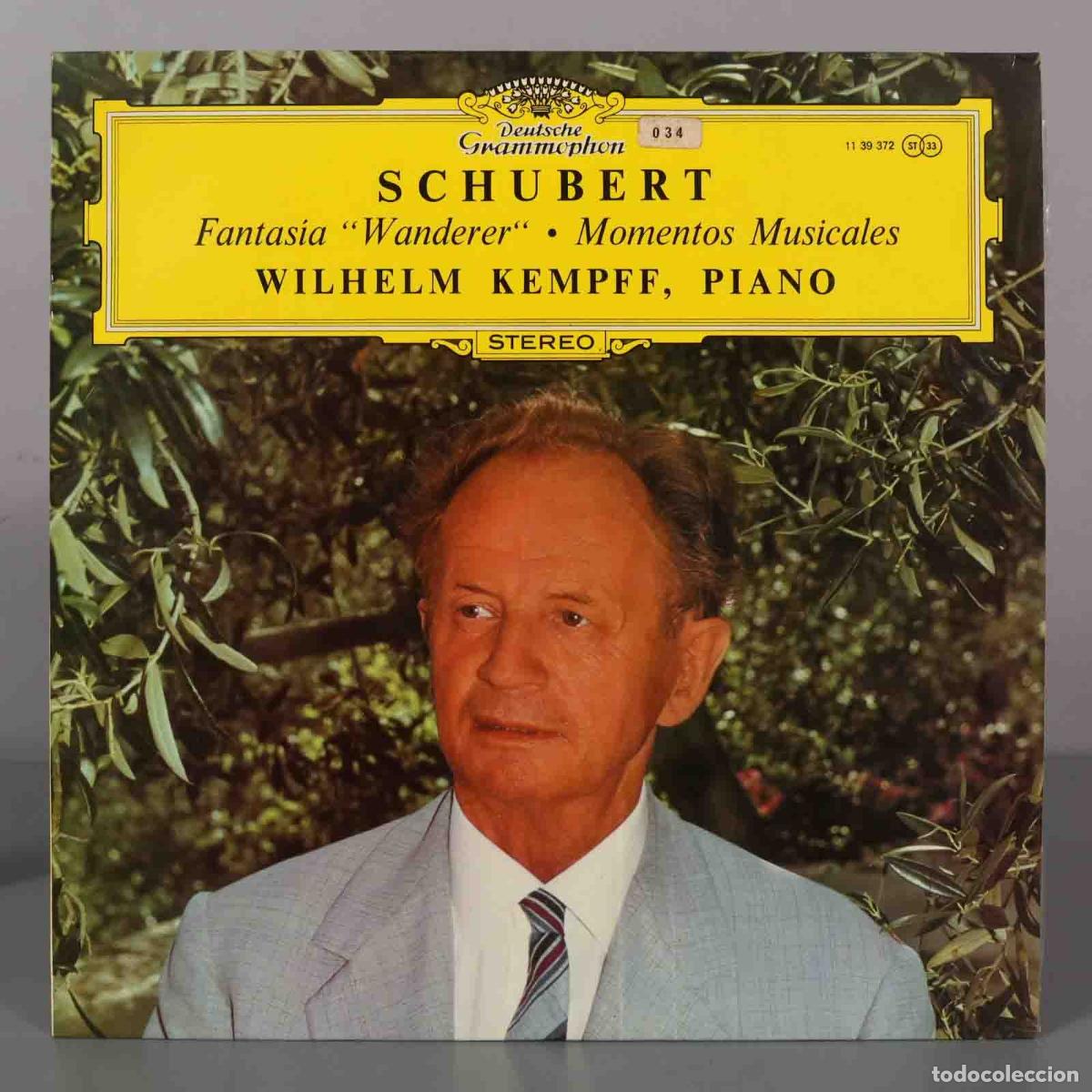 Vinyl records: LP. FANTASIA WANDERER SCHUBERT MOMENTOS MUSICALES KEMPFF