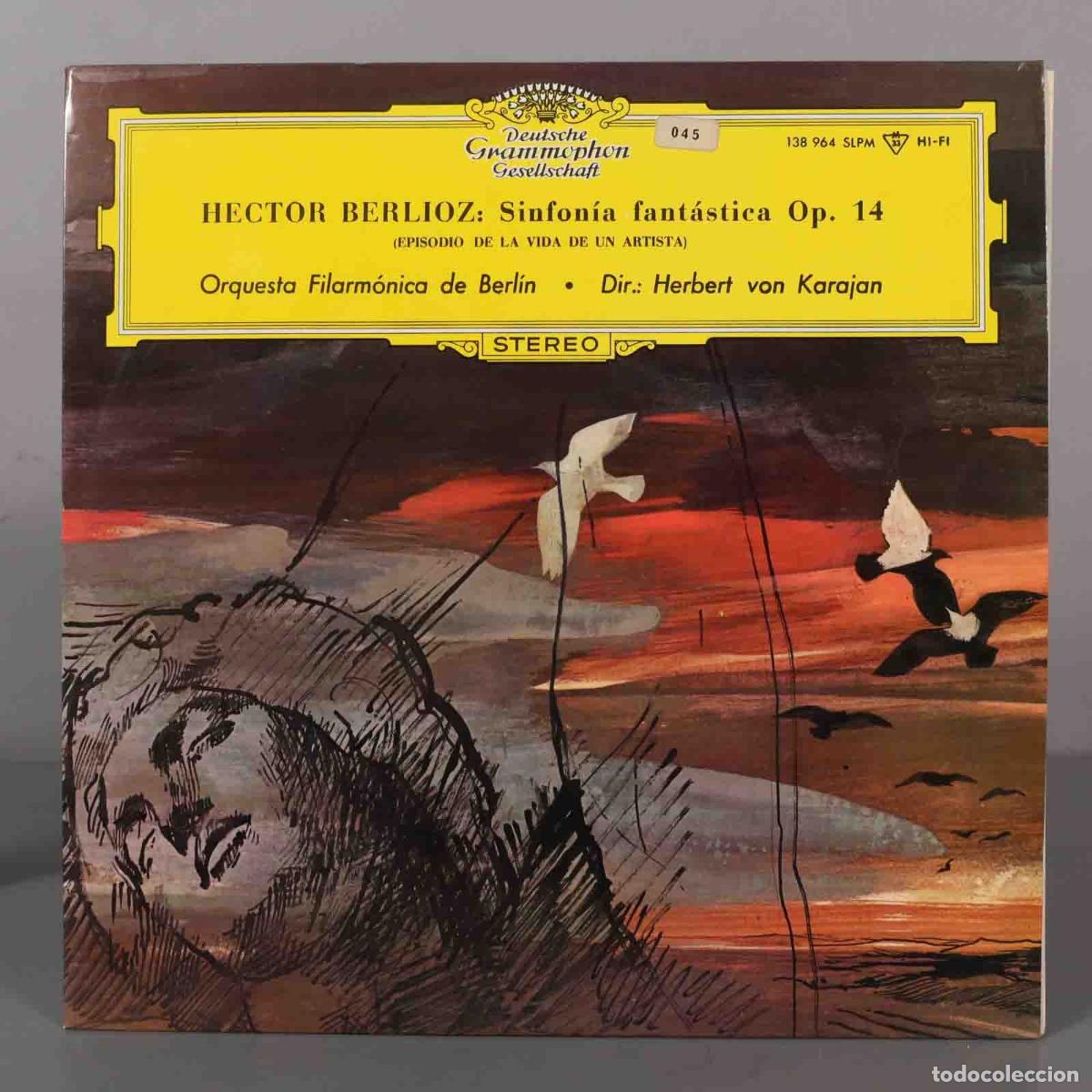Discos de vinil: LP. Karajan &ndash; Sinfon&iacute;a Fant&aacute;stica Op. 14 (Episodio De La Vida De Un Artista) BERLIOZ