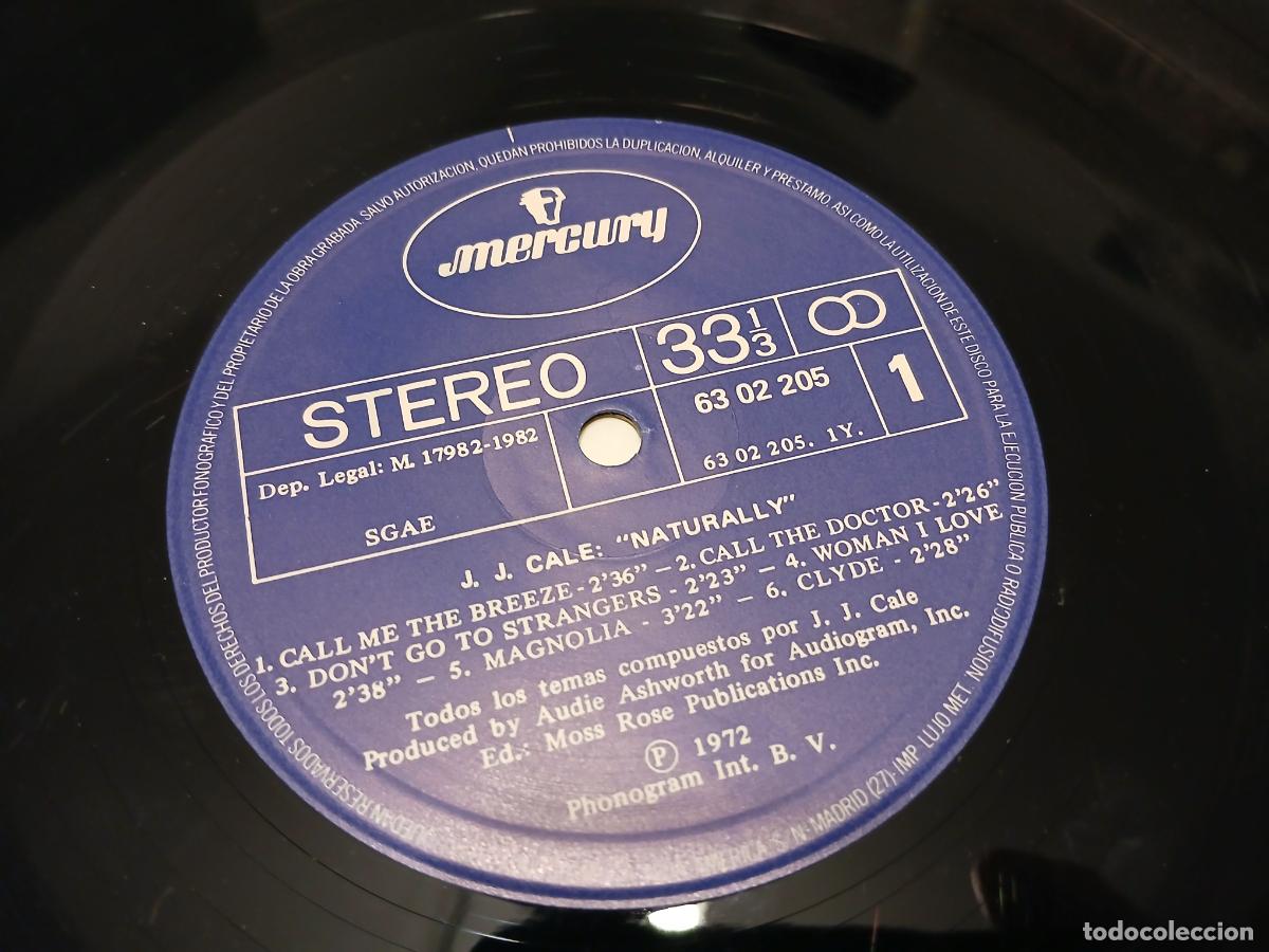 Discos de vinilo: J. J. CALE -NATURALLY- LP DISCO VINILO - Foto 2