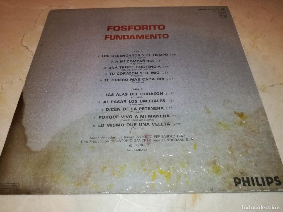 Discos de vinilo: FOSFORITO-FUNDAMENTO-ORIGINAL 1980-RARO - Foto 2