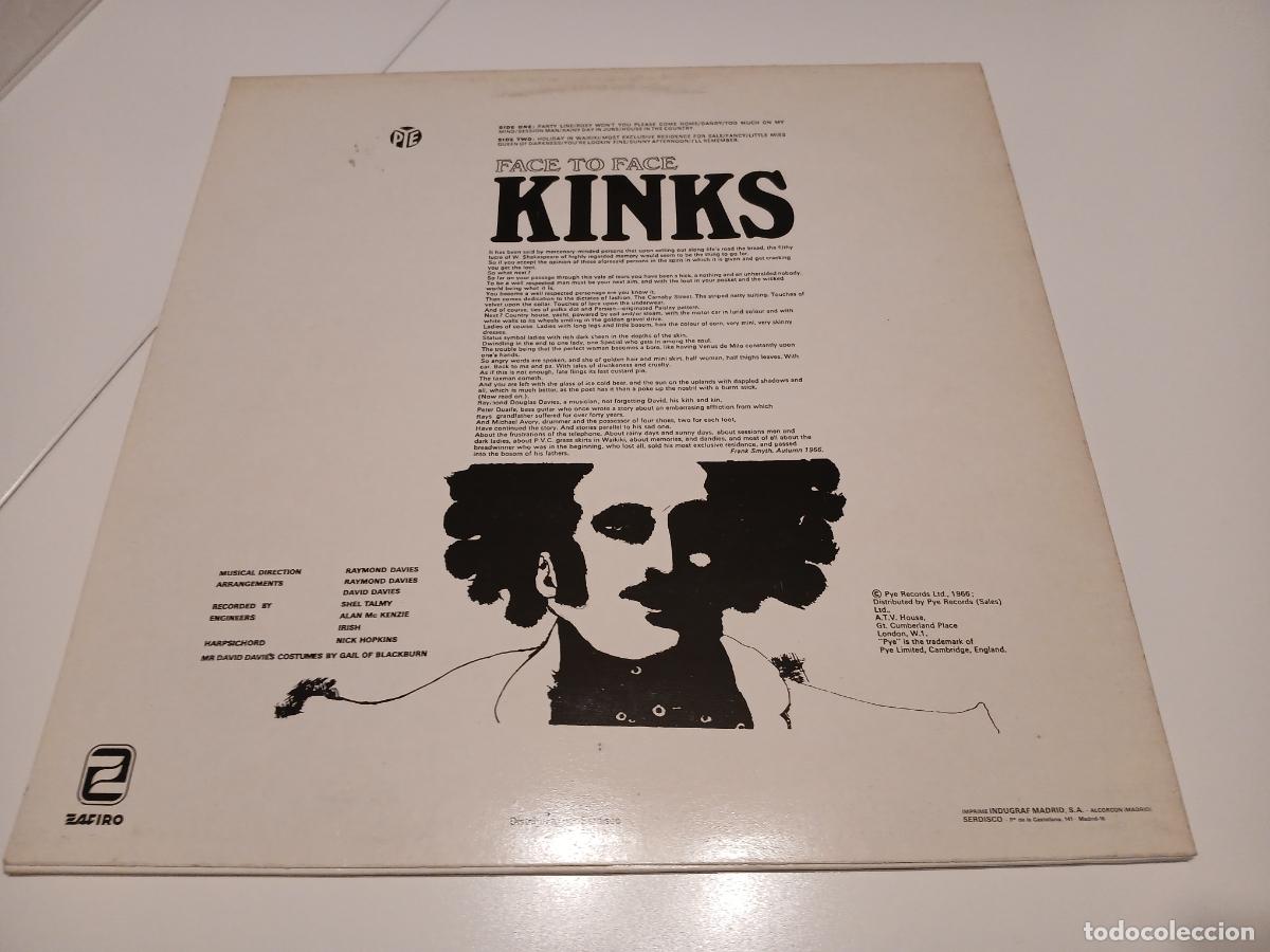 Discos de vinilo: THE KINKS -FACE TO FACE- (1983) LP DISCO VINILO - Foto 6