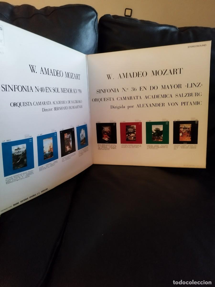 Discos de vinilo: W. Amadeo Mozart. Vinilo Lp. - Foto 3