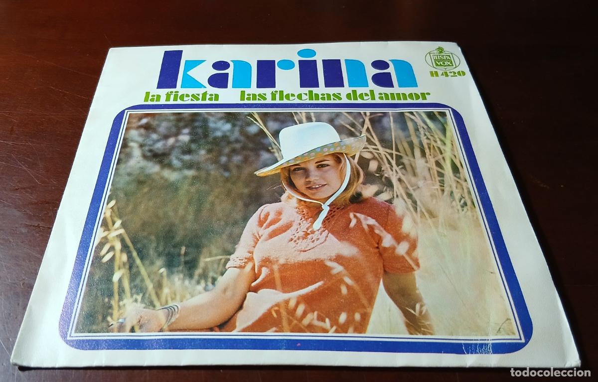 Discos de vinilo: KARINA - LA FIESTA - 1968 - SINGLE - Foto 1