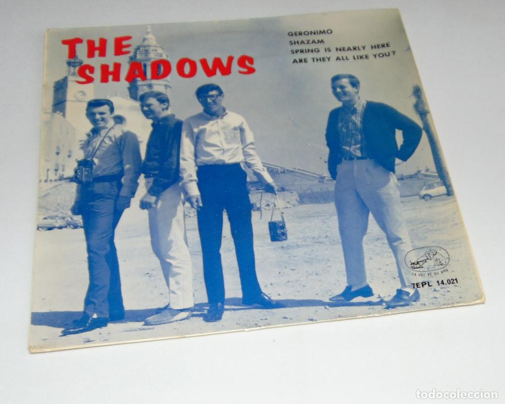 Discos de vinilo: The Shadows - GERONIMO + 3 - EP 1964 - Foto 1