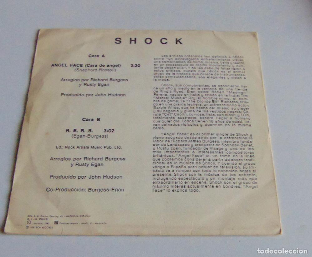 Discos de vinilo: SHOCK - ANGEL FACE - SINGLE PROMO - Foto 4