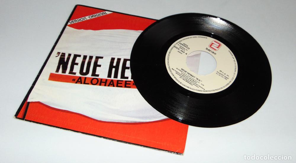 Discos de vinilo: NEUE HEIMAT - ALOHAEE - SINGLE 1982 - Foto 4