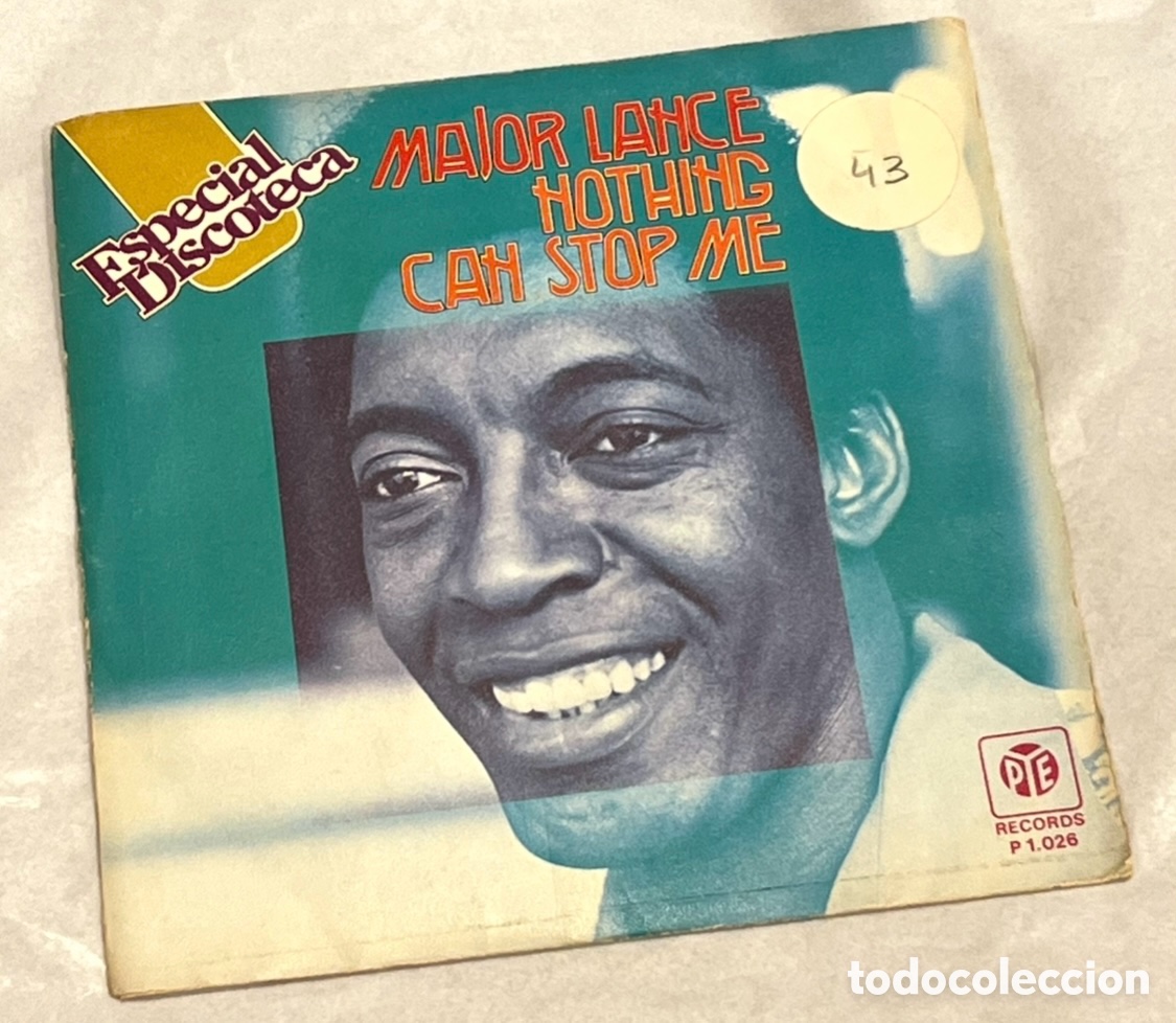 Discos de vinilo: Disco Vinilo Single. Major Lance. &ldquo;Nothing Can Stop Me&rdquo;. 1976. - Foto 1