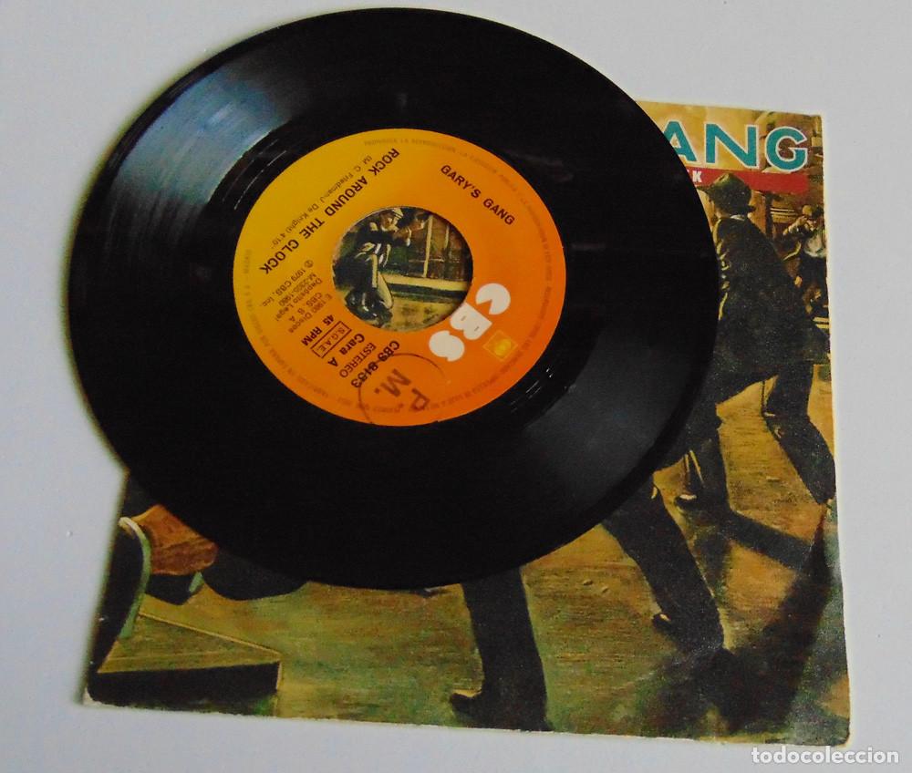 Discos de vinilo: GARYS GANG - ROCK AROUND THE CLOCK - SINGLE 1979 - Foto 6