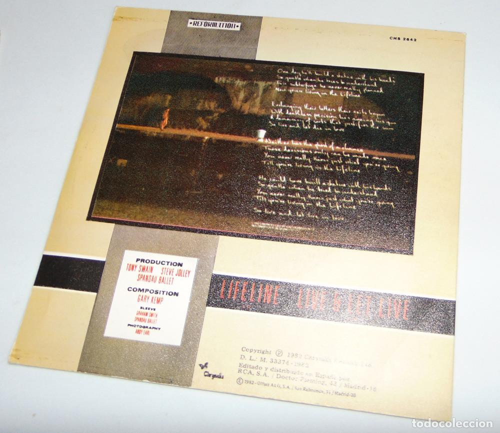 Discos de vinilo: SPANDAU BALLET - LIFE LINE - SINGLE 1982 - Foto 3